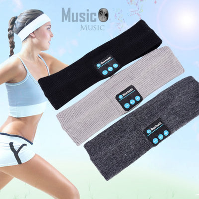 Bluetooth Music Headband Knits Sleeping Headwear Headphone Speaker Headset eprolo