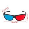 3D Glasses Universal White Frame Red Blue Anaglyph 3D Glasses For Movie Game DVD Video TV eprolo
