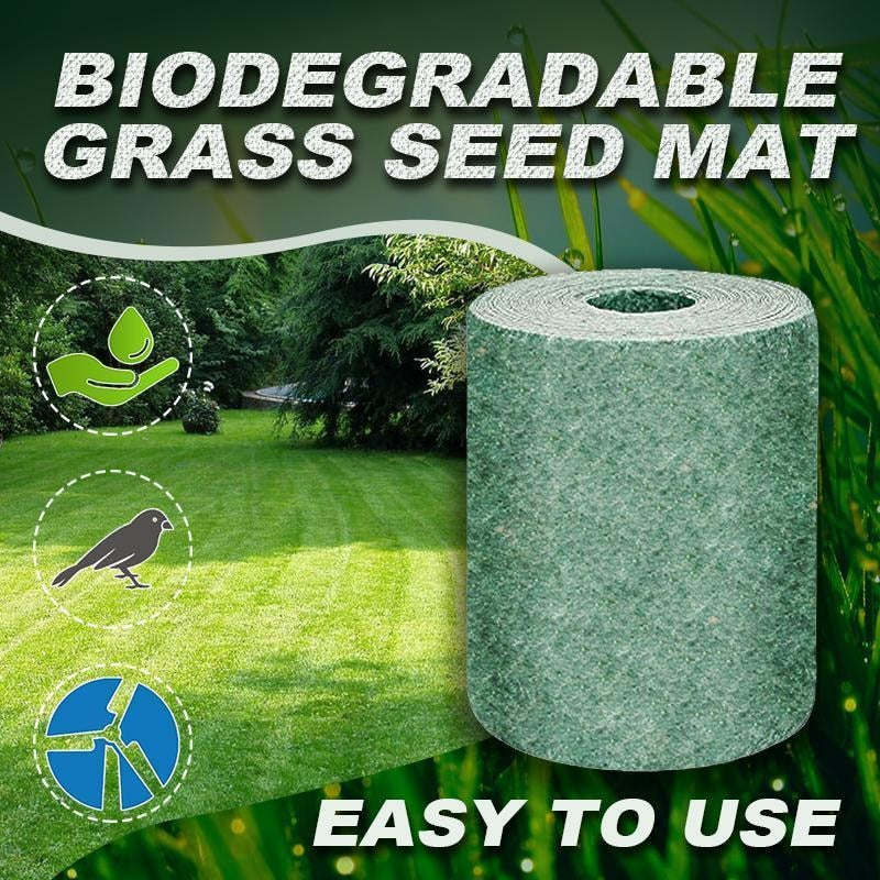 1Pcs Biodegradable Grass Seed Mat Seed Starter Mat 3M × 0.2M Grass Seed Carpet Seed Starter Mat Garden Supplies eprolo