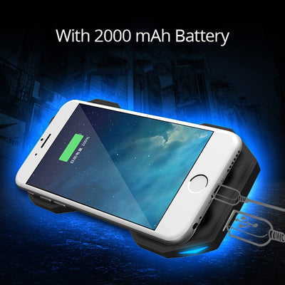 G1 Mobile Phone Cooling Pad Mute Gaming Cooler Radiator Fans With Ring Holder Stand Portable Rechargeable Power eprolo