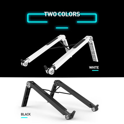 Lightweight Laptop Cooling Stand Plastic Vertical Laptop Stand Foldable Tablet Stand Bracket Laptop Holder for MacBook eprolo