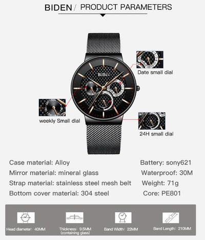 Watch Men Casual Waterproof Sport Watch eprolo