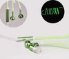 Wired earbuds Light Luminous Metal Zipper Earphone Glow In The Dark earbuds Hands Free Zipping earbuds Earhpones eprolo