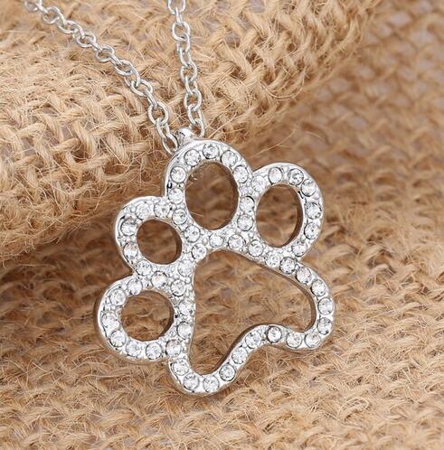 Dog Paw Pendant Necklace eprolo