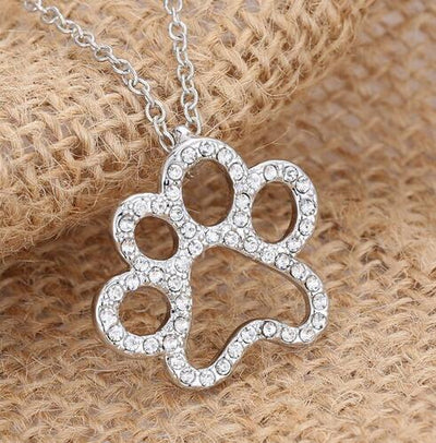 Dog Paw Pendant Necklace eprolo