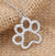 Dog Paw Pendant Necklace eprolo