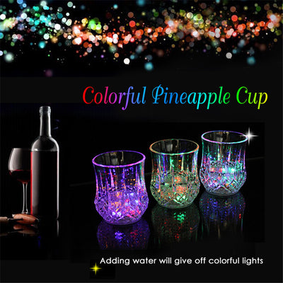 Creative Light Up LED Cups Automatic Flashing Drinking Cup Mugs Color Changing Beer Whisky Glass Cup For Bar Club Party Supplies eprolo