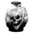 3D Hoodies Skull Print Sweatshirt Women Halloween Pullovers