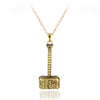 Thor Hammer Necklace Marvel Avengers Dark World Necklace Classic Movies Exquisite Mjolnir Pendant Necklace eprolo