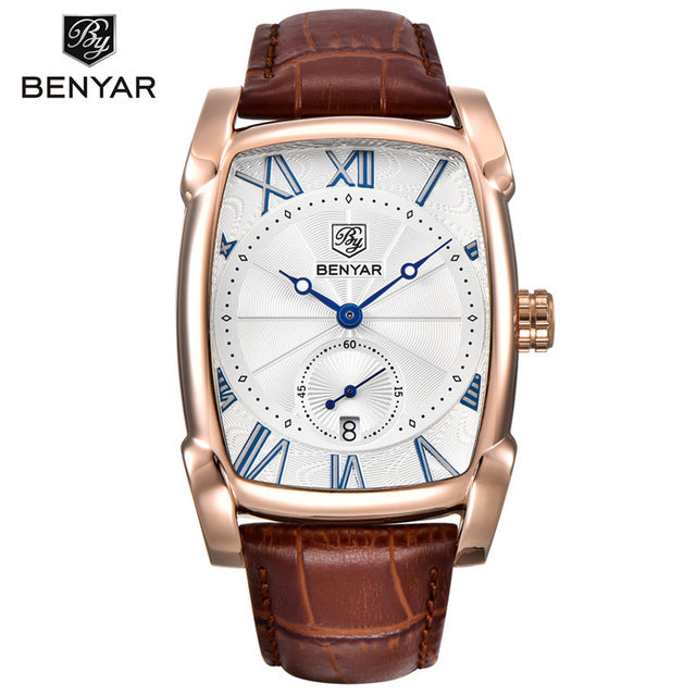 BENYAR Brand Luxury Men's Watch Date 30m Waterproof Clock Male Casual Watches Men Wrist Sport Watch eprolo