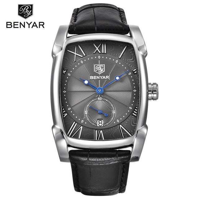 BENYAR Brand Luxury Men's Watch Date 30m Waterproof Clock Male Casual Watches Men Wrist Sport Watch eprolo