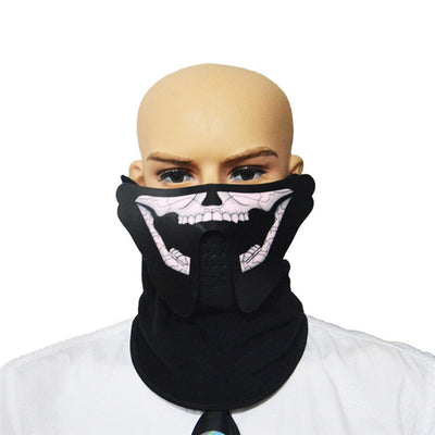 Halloween Led Cold Light Mask Music Sound Control Luminous Party Masks Festival Cosplay Supplies Halloween Accessories eprolo