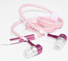 Wired earbuds Light Luminous Metal Zipper Earphone Glow In The Dark earbuds Hands Free Zipping earbuds Earhpones eprolo