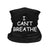Polyester Bandana Face Scarf I CAN'T BREATHE Protective Riding Face cover Multi-function Magic Head Scarf  For Parade Protest eprolo