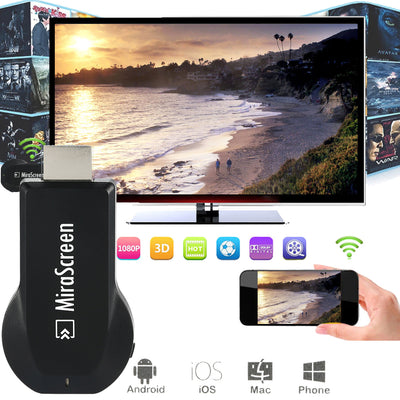 Mirascreen wifi HDMI OTA TV Stick Dongle Wi Fi Display Receiver better anycast DLNA Airplay Miracast Airmirroring eprolo