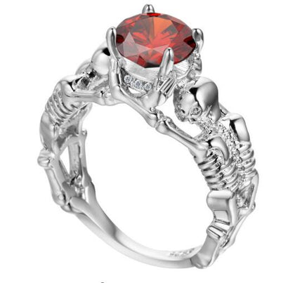Ghost Evil Skull Skeleton Ring Men Jewelry eprolo