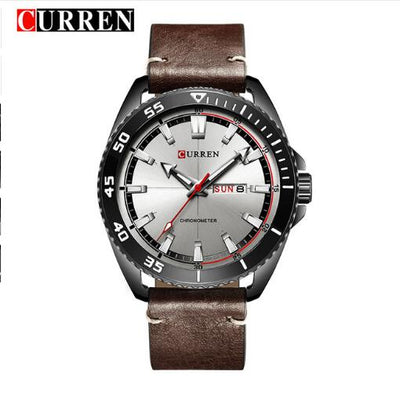 CURREN Luxury watch men Leather Quartz Wrist Watches eprolo