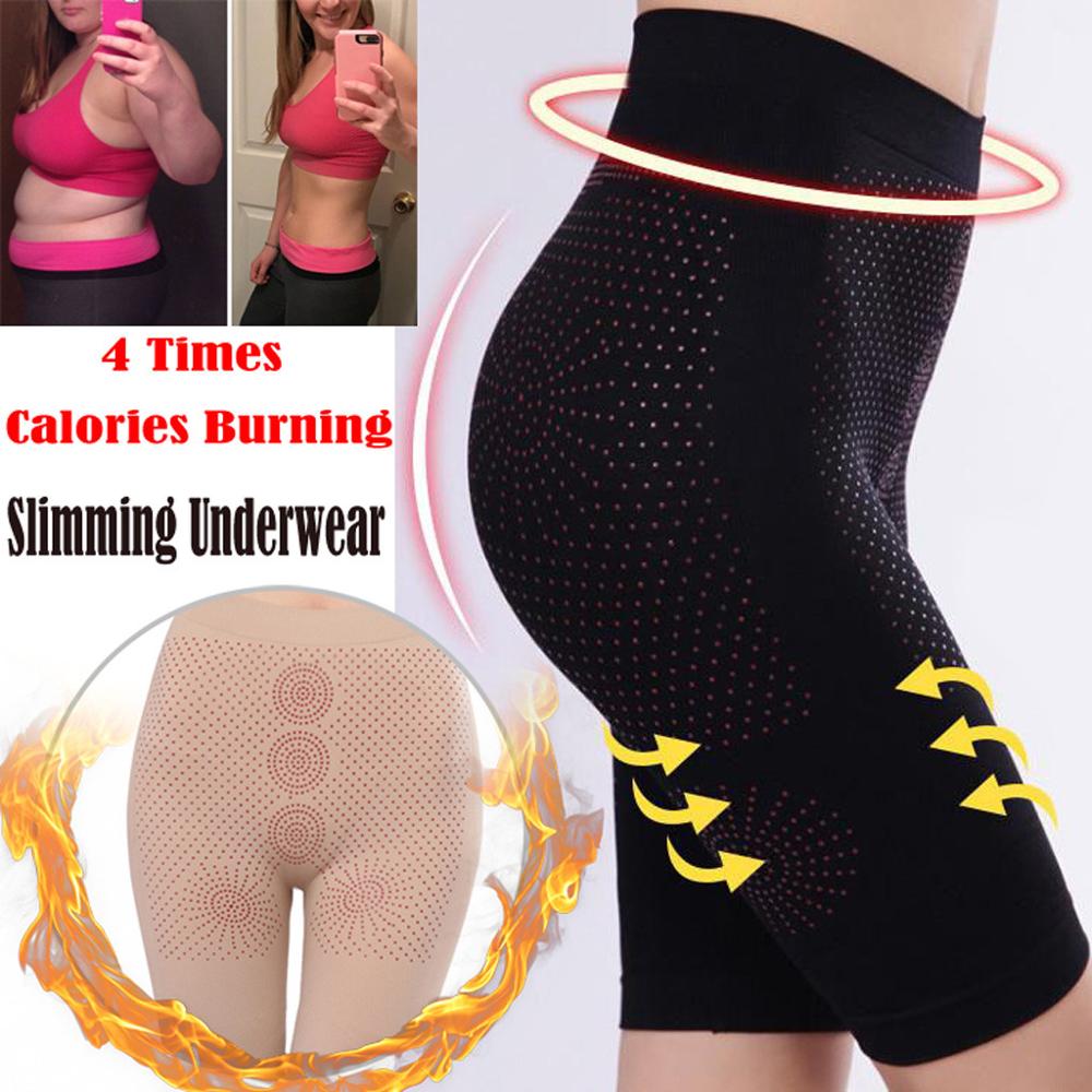 Women Shaper Mid-Thigh Body Shapewear Bodysuit Shorts Brilliance High-Waist Panty Modeling Strap Slimming Corset waist trainer eprolo