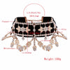 Crystal Rhinestone Choker Necklace Velvet Statement Necklace eprolo