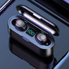 Wireless Earphone Bluetooth V5.0 F9 TWS Wireless Bluetooth Headphone LED Display With 2000mAh Power Bank Headset With Microphone eprolo