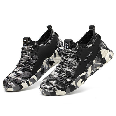 Men Boots Steel Toe Work Safety Boot Anti smashing Puncture Safety Shoes For Casual Sneaker Men Shoes Army Boots Work Shoes eprolo