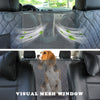 Dog Car Seat Cover View Mesh Waterproof Pet Carrier Car Rear Back Seat Mat Hammock Cushion Protector With Zipper And Pockets eprolo