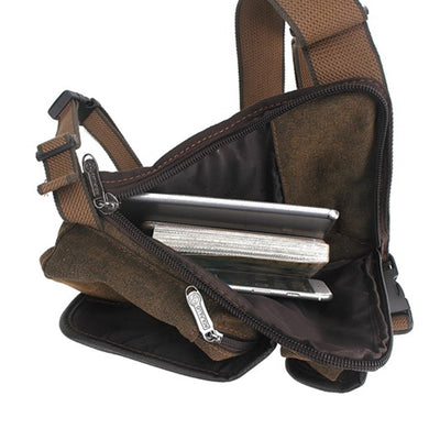 Canvas/Nylon Men Waist Pack Leg Drop Bags Motorcycle Crossbody Messenger Shoulder Belt Bum Male Hip Purse Pouch Thigh Fanny Bags eprolo