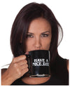 Have a Nice Day Coffee Mug Middle Finger Funny Cup eprolo