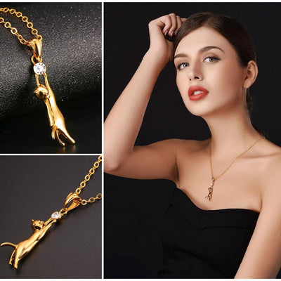Cute Cat Necklace Pendant eprolo