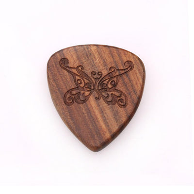 Solid Wood Guitar Picks Acoustic Electric Bass Plectrum Mediator Musical Instrument Thickness 2.5mm For Acoustic Electric Guitar eprolo