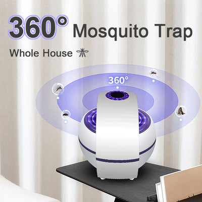 2020 USB Powered Mosquito Killer Lamp 1m/2m Electric No Noise 360° Insect Killer Bug Zapper Mosquito Trap Light For Bedroom Home eprolo
