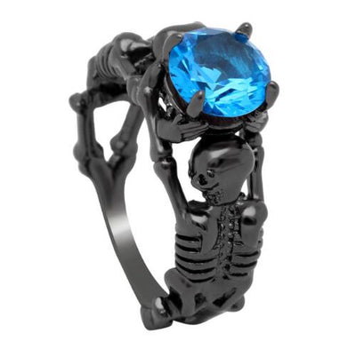 Ghost Evil Skull Skeleton Ring Men Jewelry eprolo