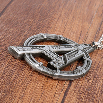 Jewelry Marvel's The Avengers Logo Superhero Marvel Necklace Men Charms Necklace eprolo