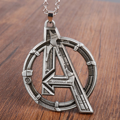 Jewelry Marvel's The Avengers Logo Superhero Marvel Necklace Men Charms Necklace eprolo