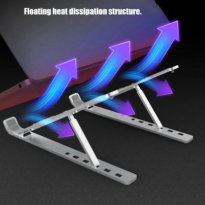 N3 Adjustable Laptop Bracket Holder Stand Computer Notebook Stand with Silicone Non-slip Pad eprolo
