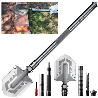 Outdoor Multi-purpose Shovel Garden Tools Folding Military Shovel Camping Defense Security Tools eprolo