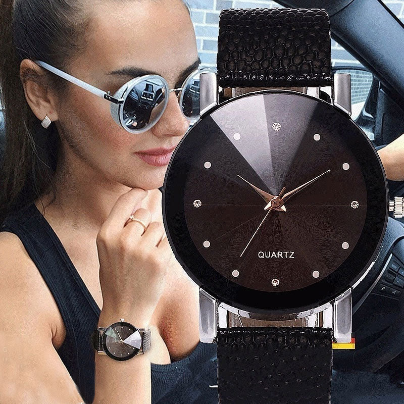 Women Watch Luxury Brand Casual Simple Quartz Clock For Women Leather Strap Wrist Watch Reloj Mujer eprolo