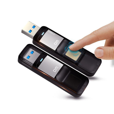 DM PD061 USB3.0 32G 64G High-speed Recognition Fingerprint Encrypted Pen Drive Security Memory USB Stick eprolo