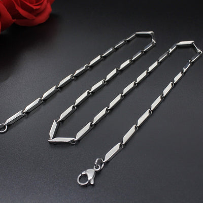 Titanium Steel Necklace Melon Chain Stainless Steel Chain Men And Women Necklace eprolo