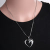 jewelry plated white K Horse in Heart Necklace Pendant Necklace for women girl mom gifts Unicorn eprolo