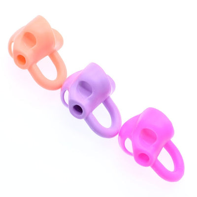 Two-Finger Pen Holder Silicone Baby Learning Writing Tool Correction Device Pencil Set Stationery 3 Piece Set Gift 2 Piece Fish eprolo