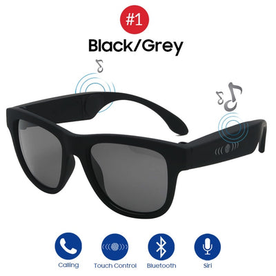 VIVIBEE Bone Conduction Sunglasses Music Zungle 2019 Trending Products Smart Men Bluetooth Women Polarized Audio Sun Glasses eprolo
