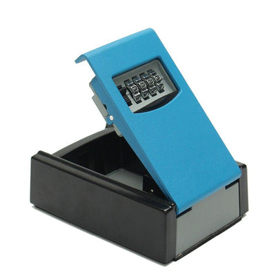 4 Digit Combination Password Safety Key Box Lock Padlock Organizer Wall Mounted Home Security Protection eprolo