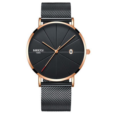 NIBOSI Ultra Thin Fashion Men Watch Top Luxury Brand Business Quartz Watches Waterproof Sports Watch eprolo