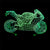 Creative Motorcycle Model 3D Illusion Night Light LED Lamp USB Touch 7 Color Changing Table Decoration Lights Gift eprolo