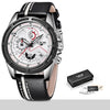 LIGE Watch Men Sport Quartz Clock Leather Mens Watches Top Brand Luxury Gold Waterproof Business Watch eprolo