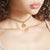 Trendy Women Jewelry Cute Heart Lock Necklace Gold Silver Choker Necklace Pendant On Neck Accessories eprolo