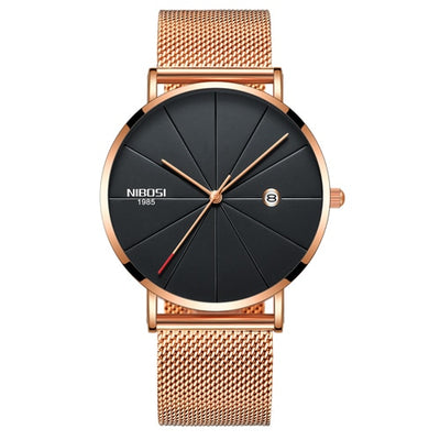 NIBOSI Ultra Thin Fashion Men Watch Top Luxury Brand Business Quartz Watches Waterproof Sports Watch eprolo