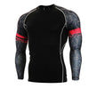 Fitness MMA Boxing Shirt Men Rashguard mma Bjj Jiu jitsu Long Sleeve T Shirt Muay thai Men Skull Print 3D Boxing Jerseys Tops eprolo