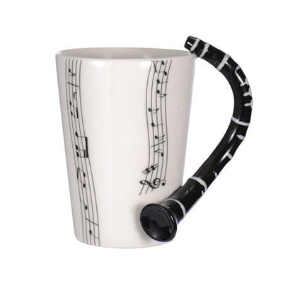 Guitar Ceramic Cup Personality Music Note Milk Juice Lemon Mug Coffee Tea Cup Home Office Drinkware Unique Gift eprolo